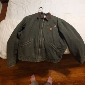 Carhartt Men's Olive Green Field Jacket